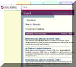 Sample Results page